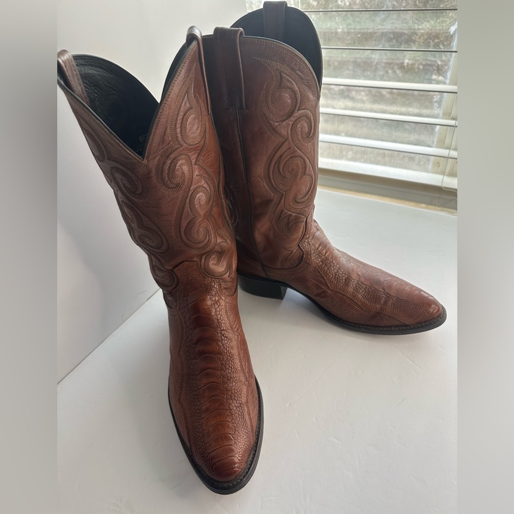 Dan Post western cowboy boots snake/ leather size 11D